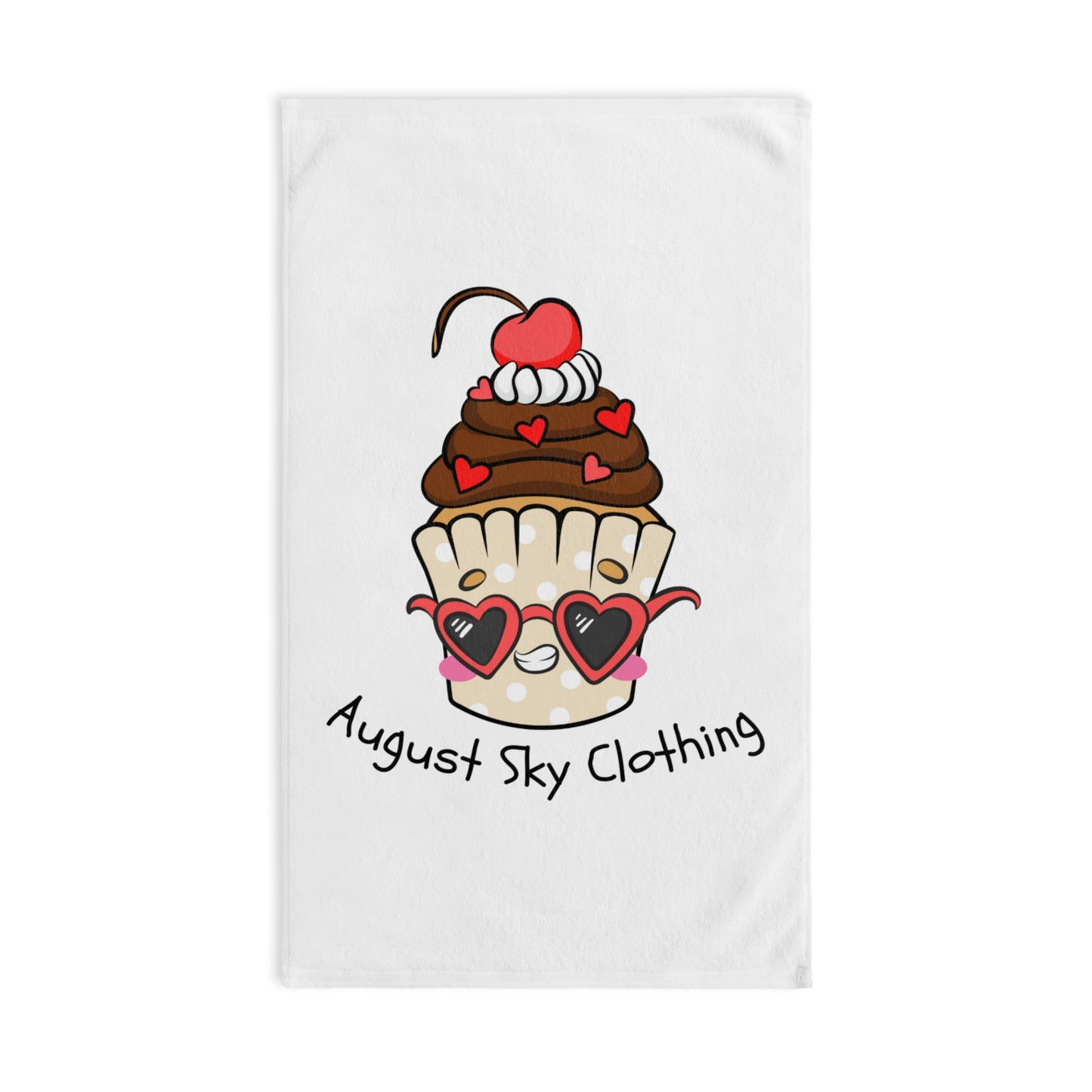 August Sky Clothing With Cup Cake Hand Towel