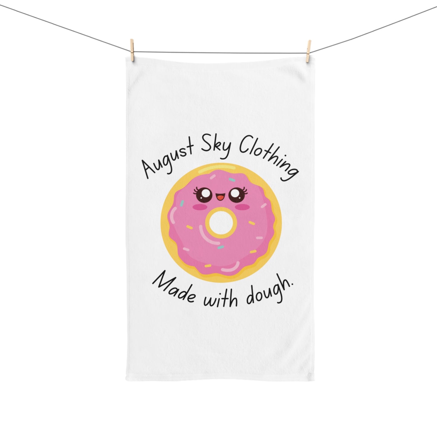 August Sky Clothing Made With Dough Hand Towel
