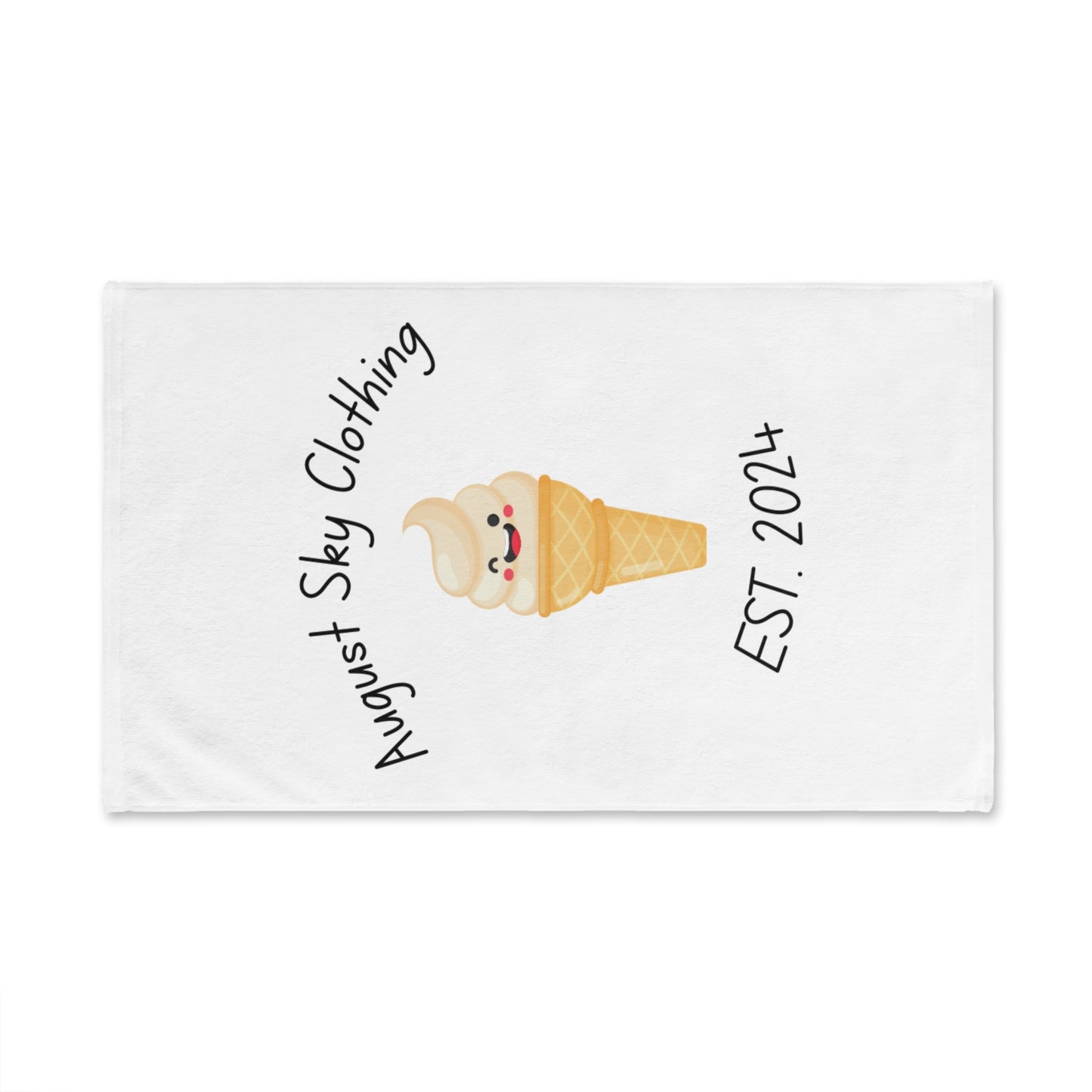 August Sky Clothing Est 2024 Hand Towel