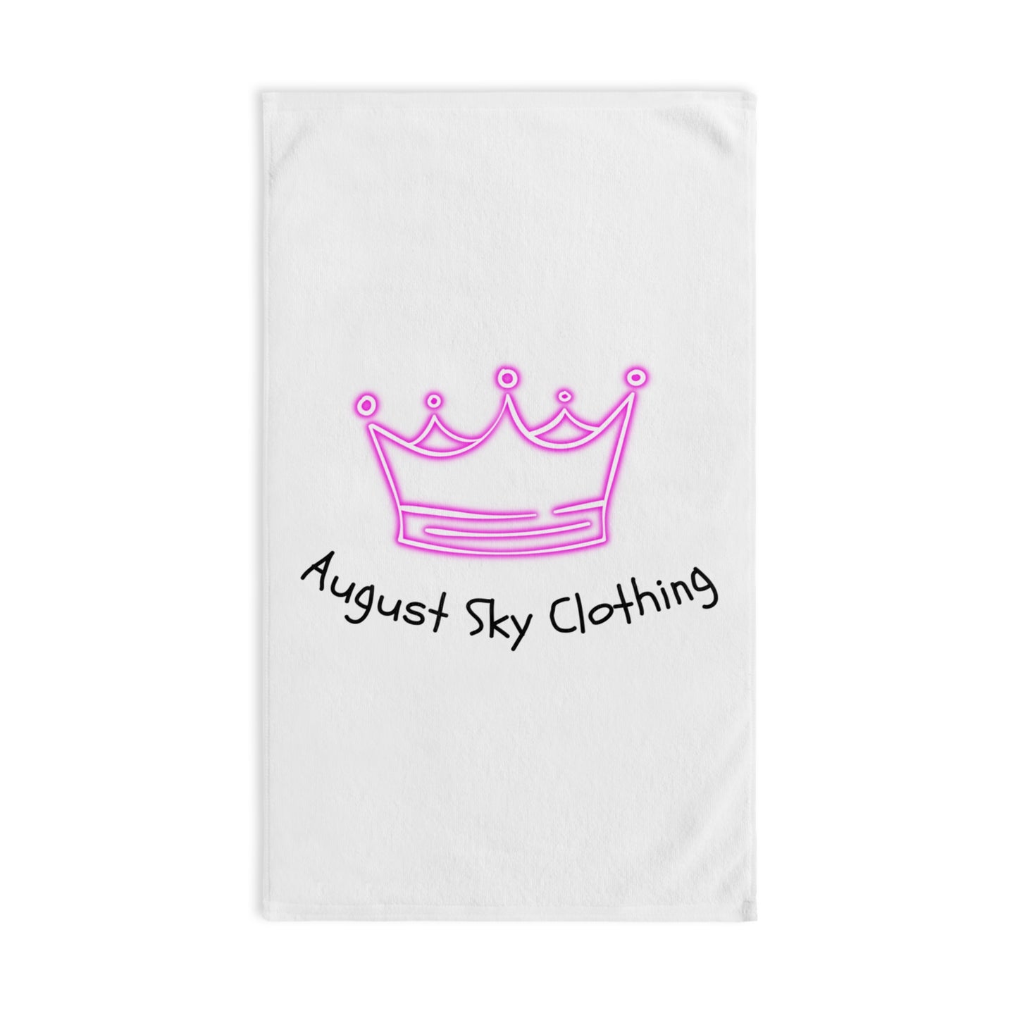 August Sky Clothing With Crown Hand Towel