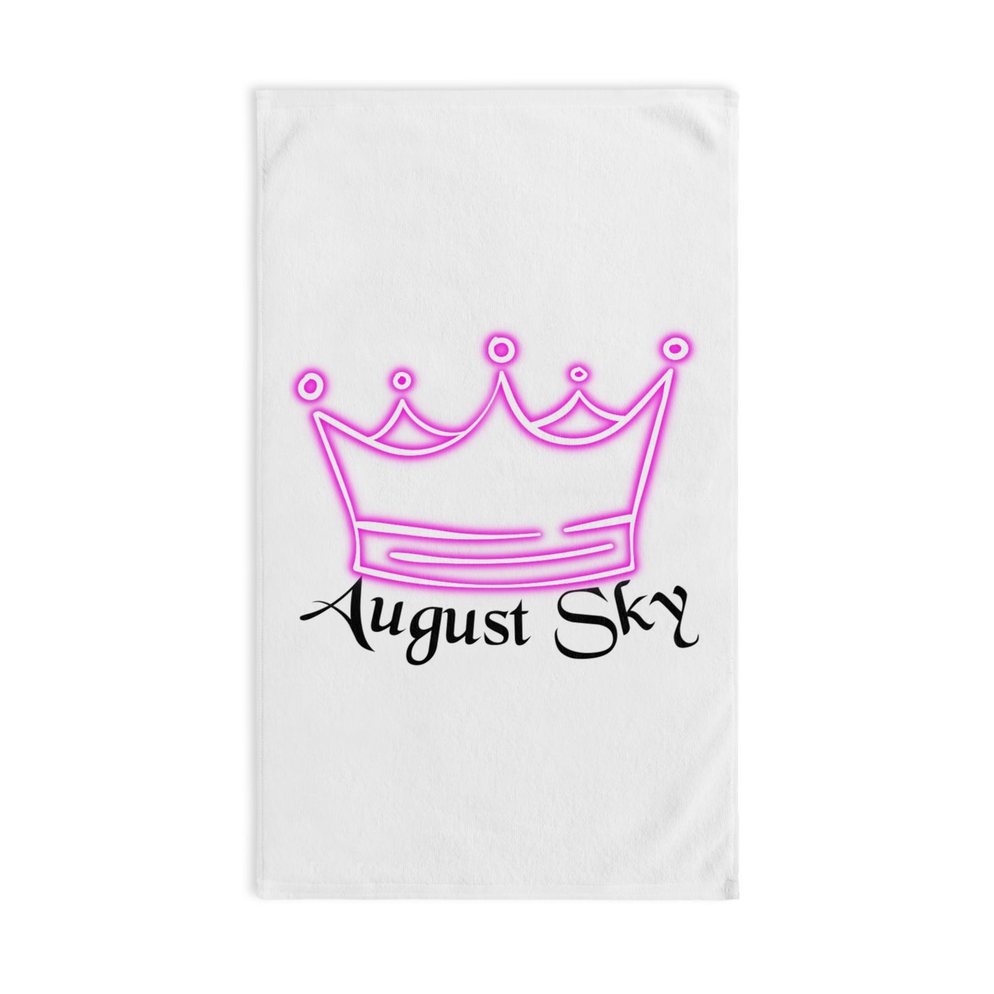 August Sky With Crown Hand Towel