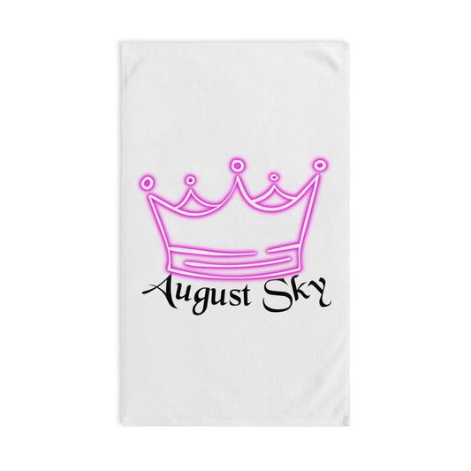 August Sky With Crown Hand Towel