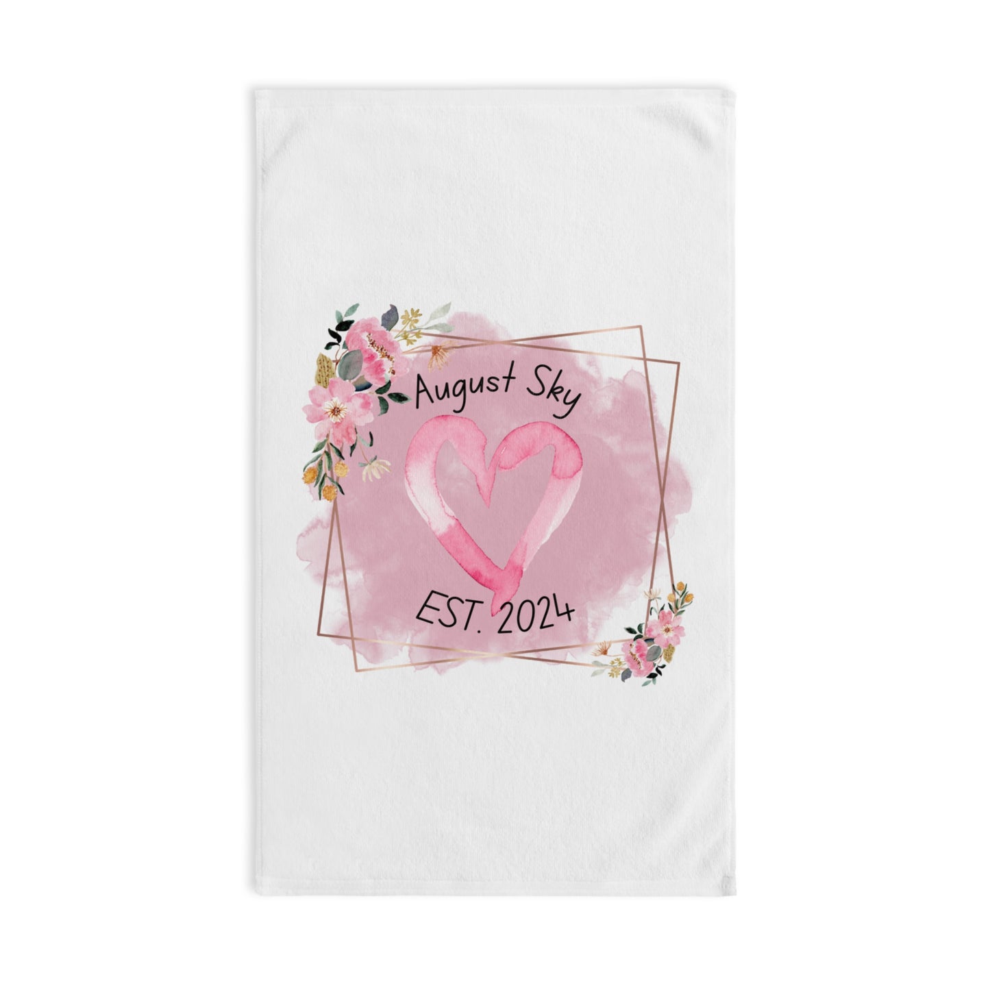 August Sky Est 2024 Hand Towel