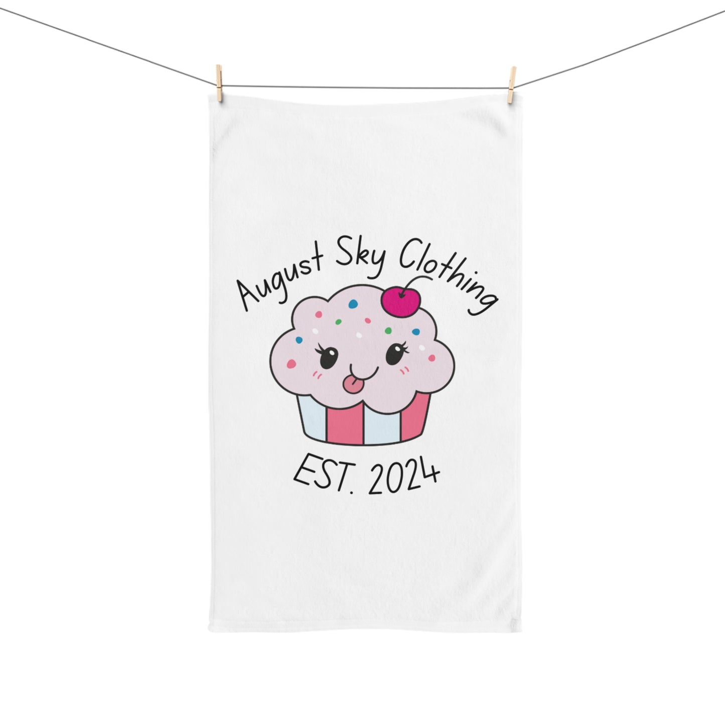 August Sky Clothing Est 2024 Hand Towel