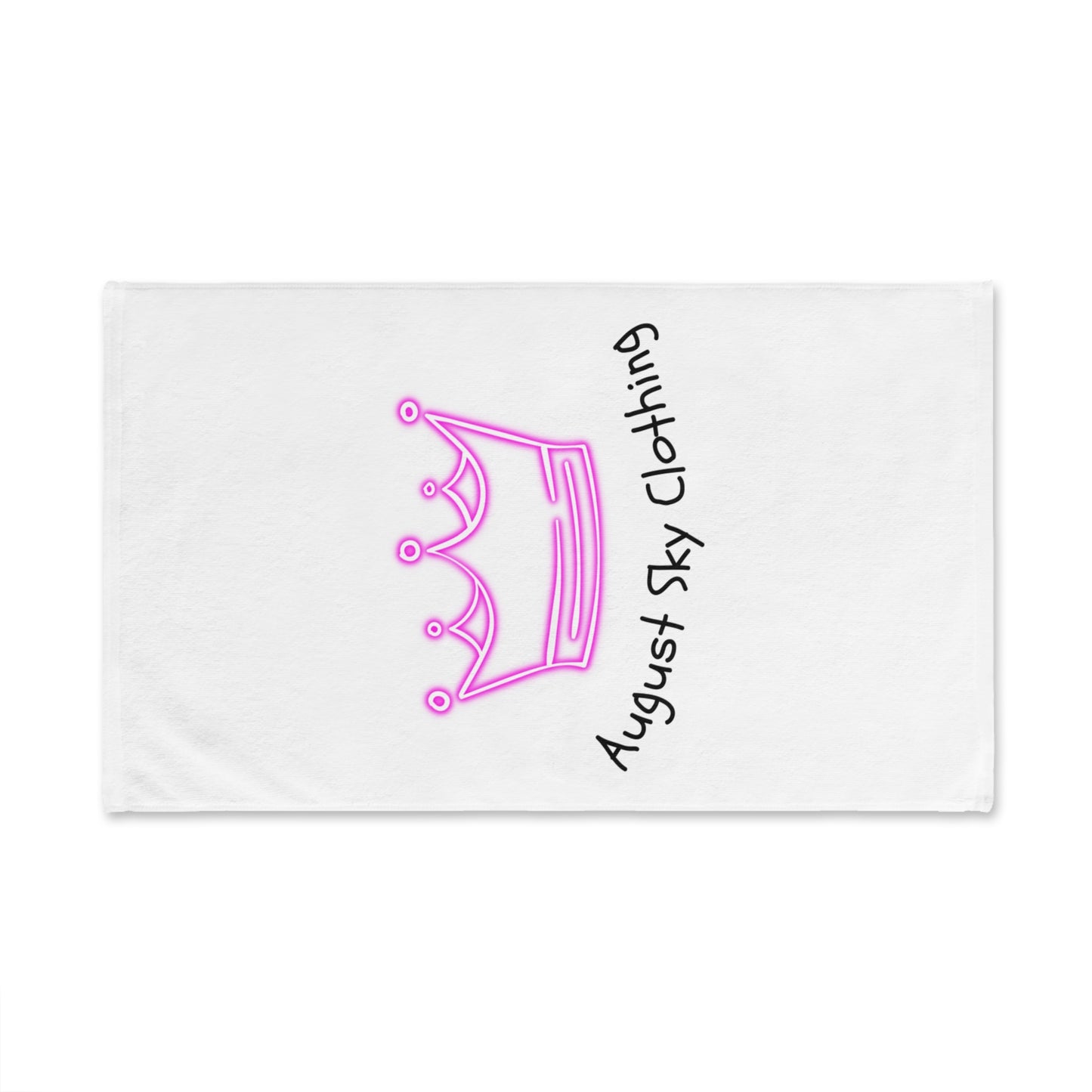 August Sky Clothing With Crown Hand Towel