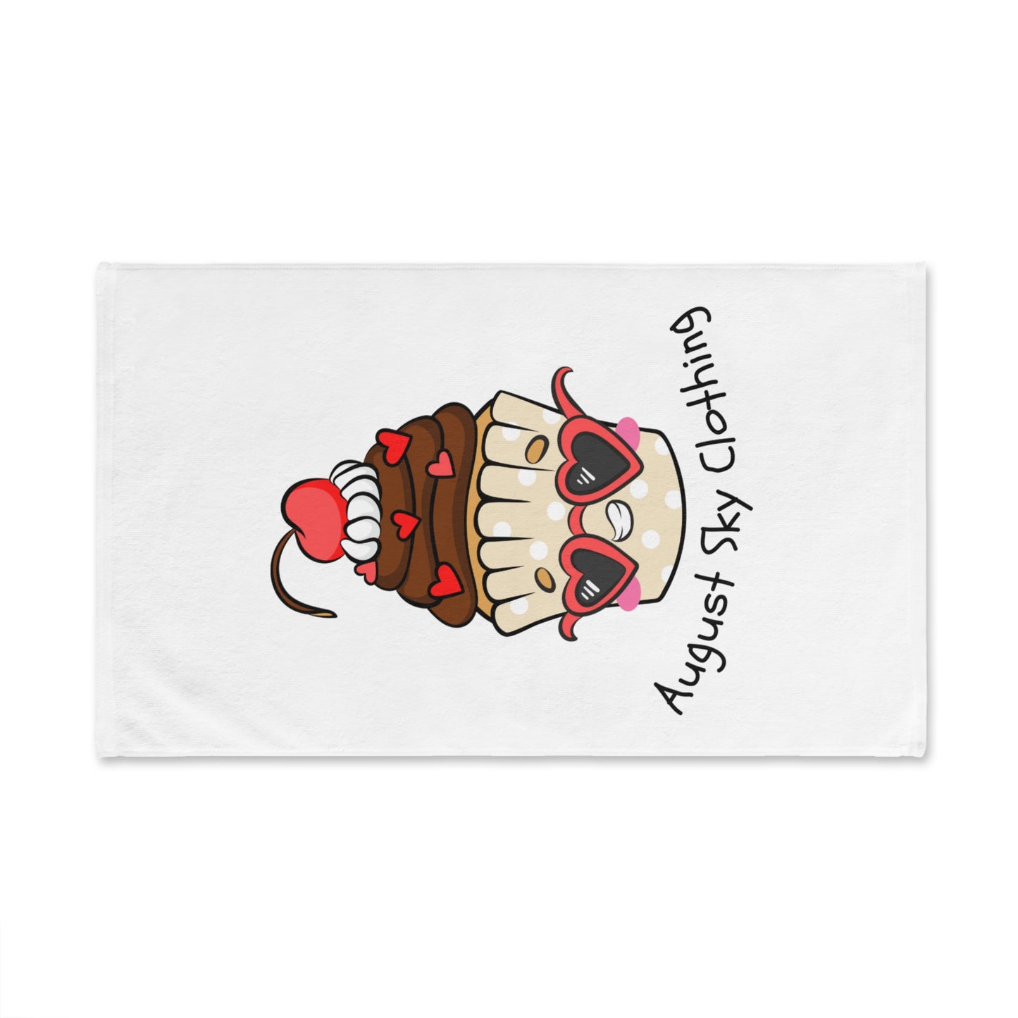 August Sky Clothing With Cup Cake Hand Towel