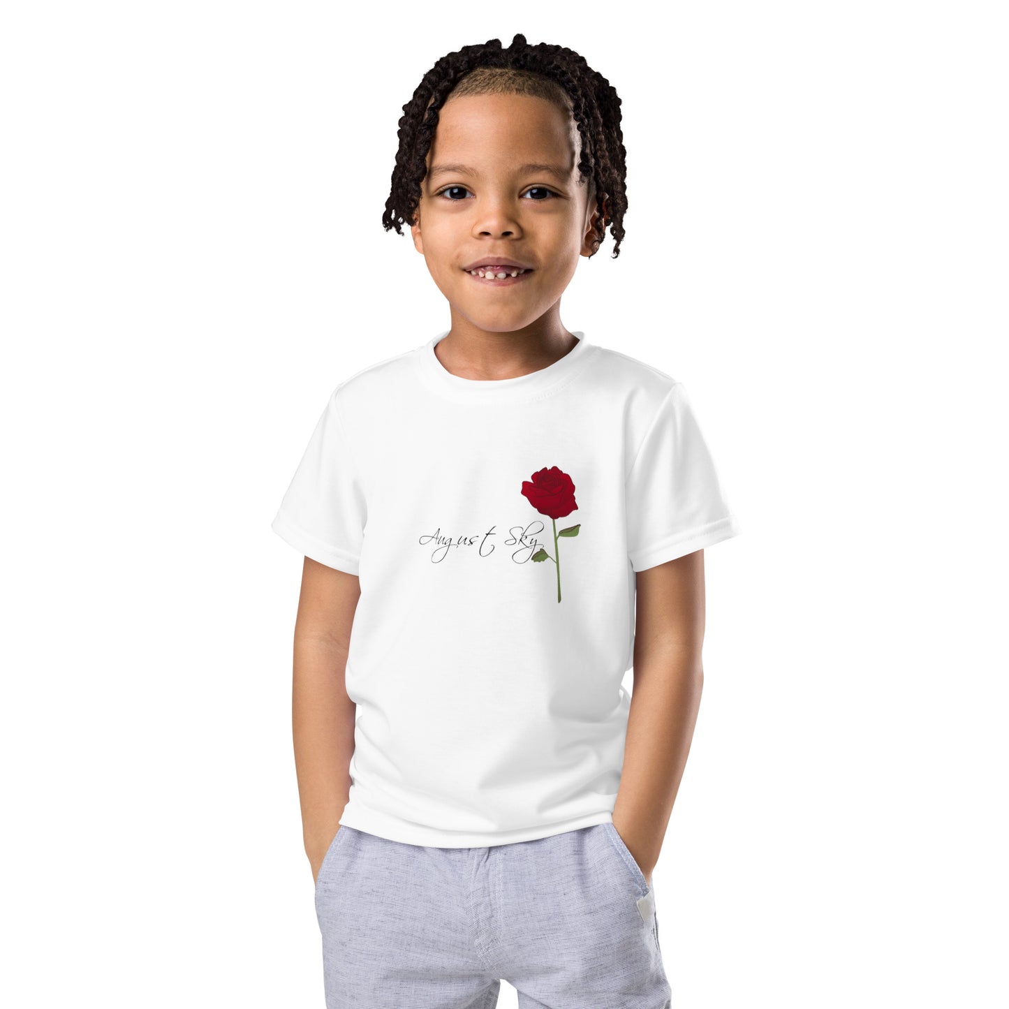 Girls crew neck t-shirt