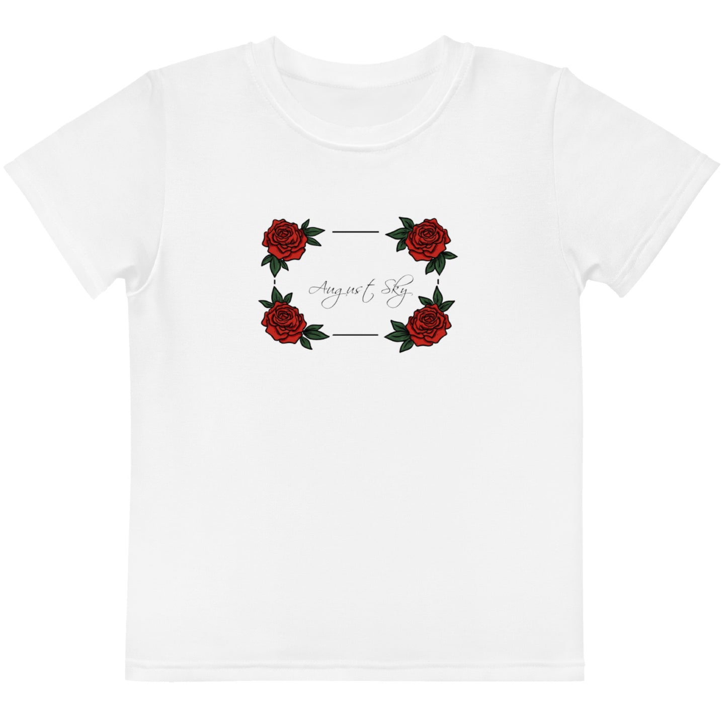 Girls crew neck t-shirt