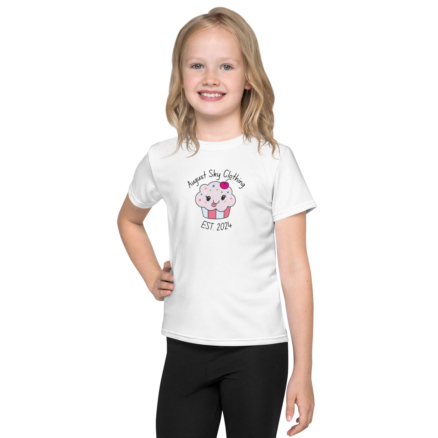 Girls crew neck t-shirt