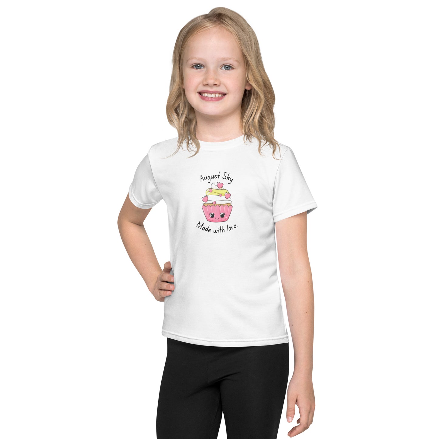 Girls crew neck t-shirt