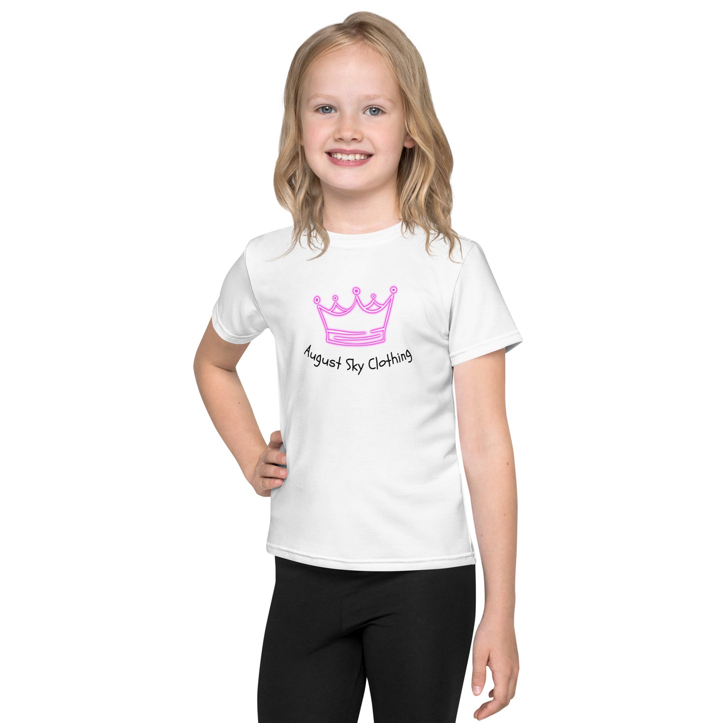 Girls crew neck t-shirt