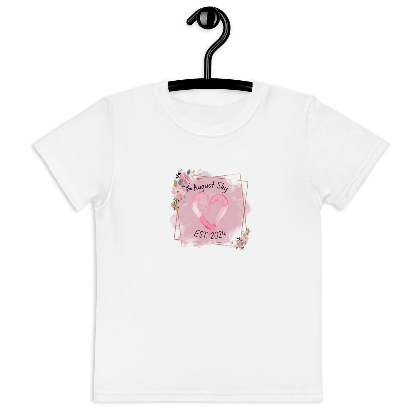 Girls crew neck t-shirt