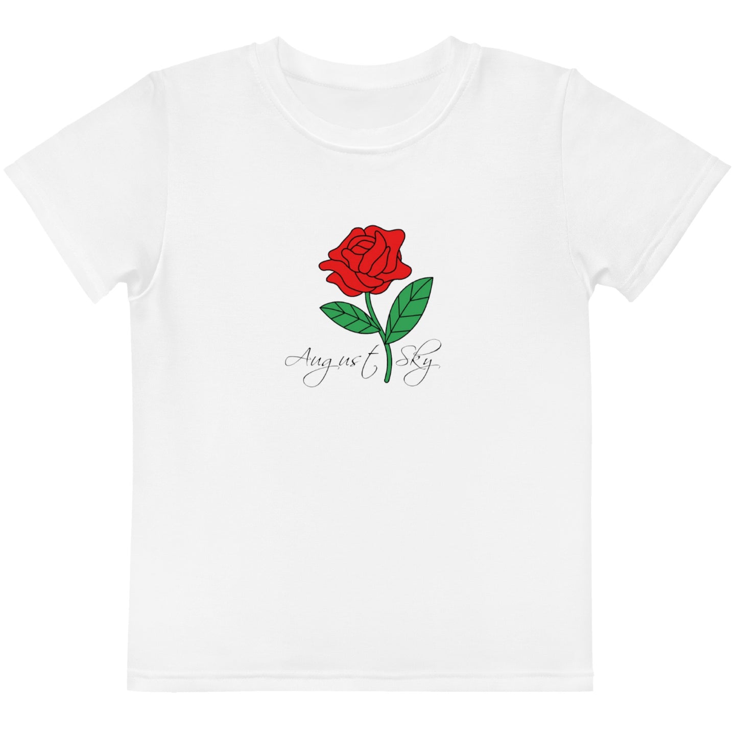 Girls crew neck t-shirt