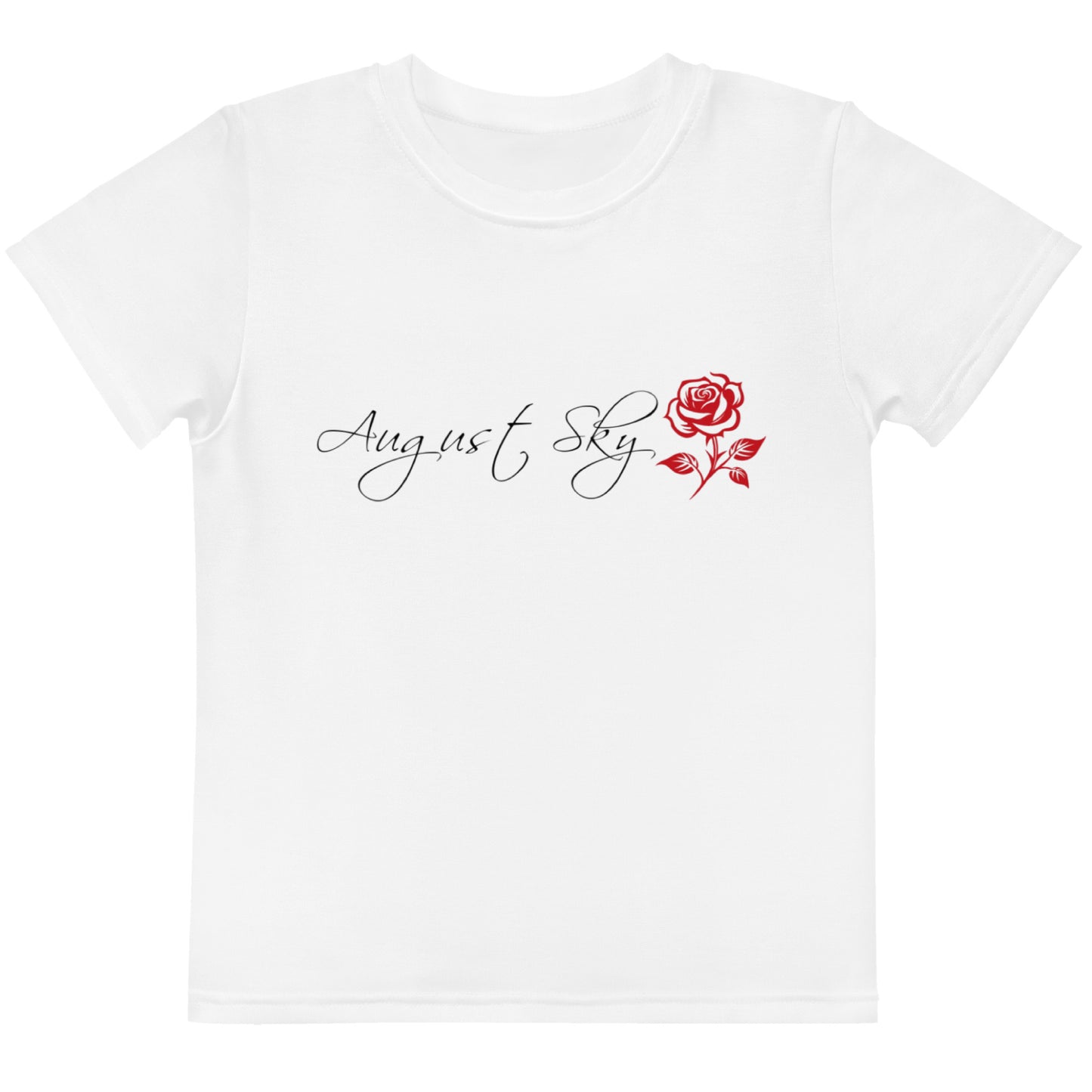 Girls crew neck t-shirt