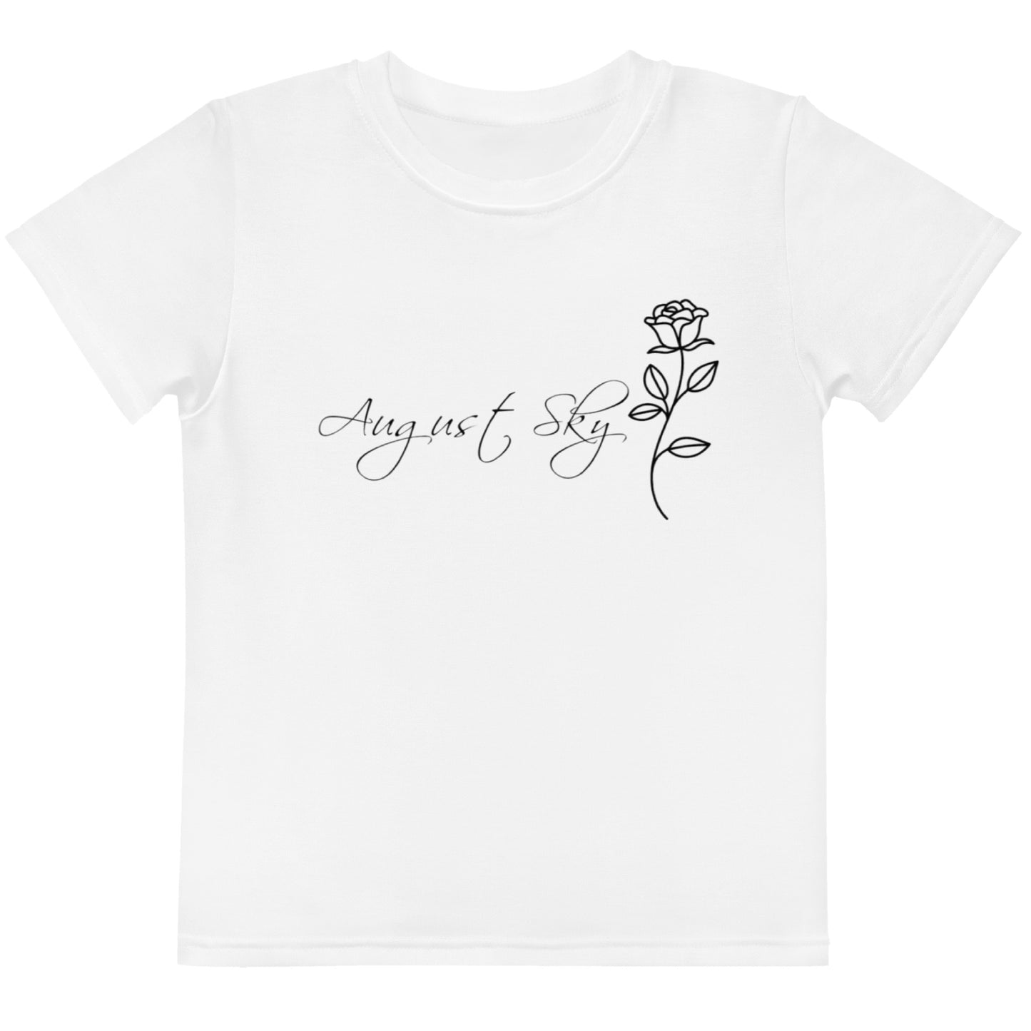 Girls crew neck t-shirt