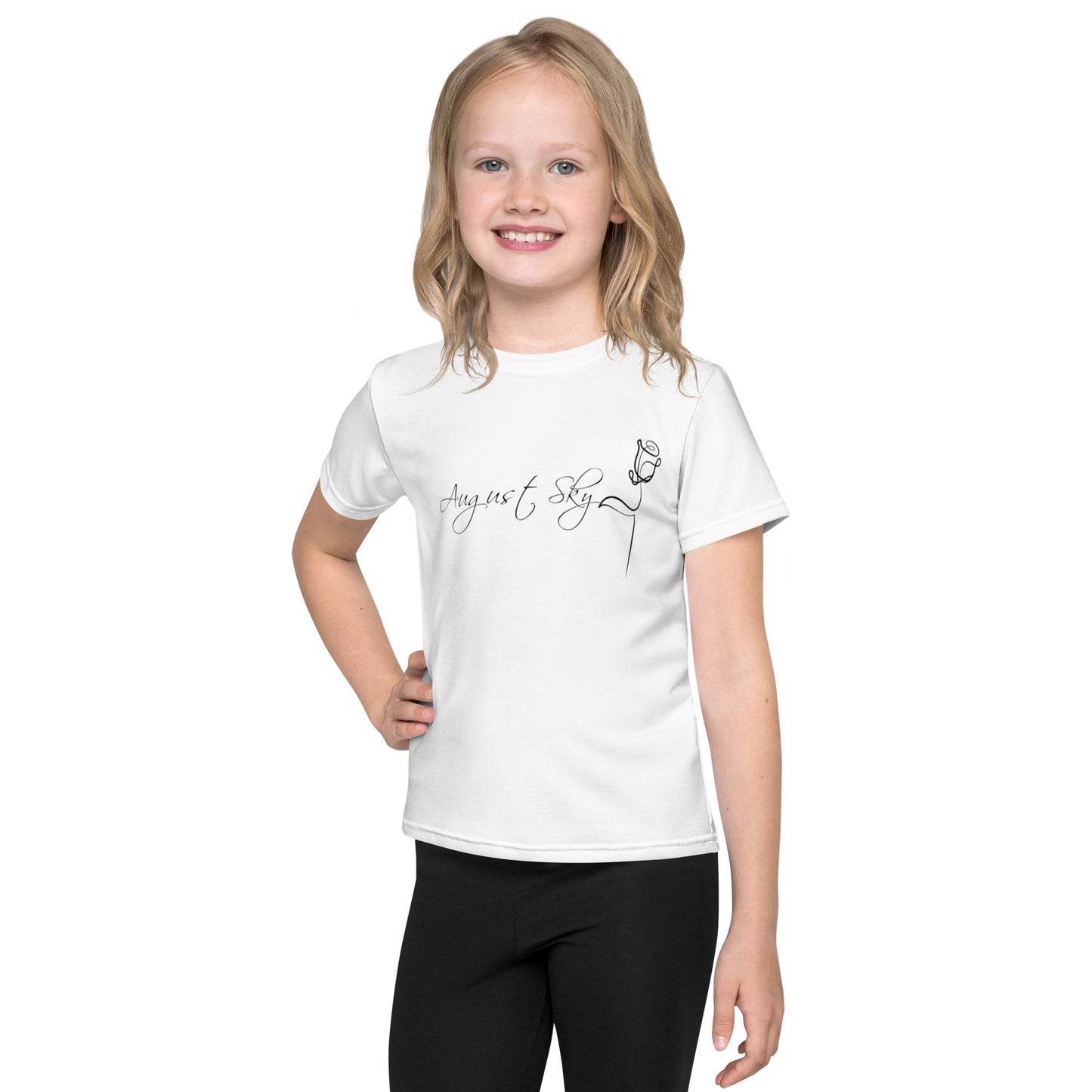 Girls crew neck t-shirt