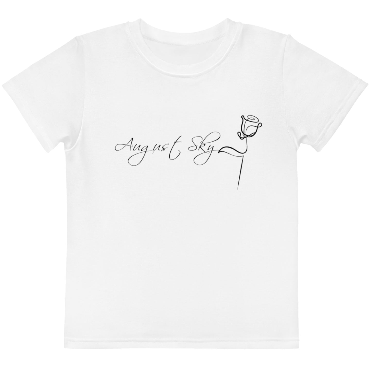 Girls crew neck t-shirt