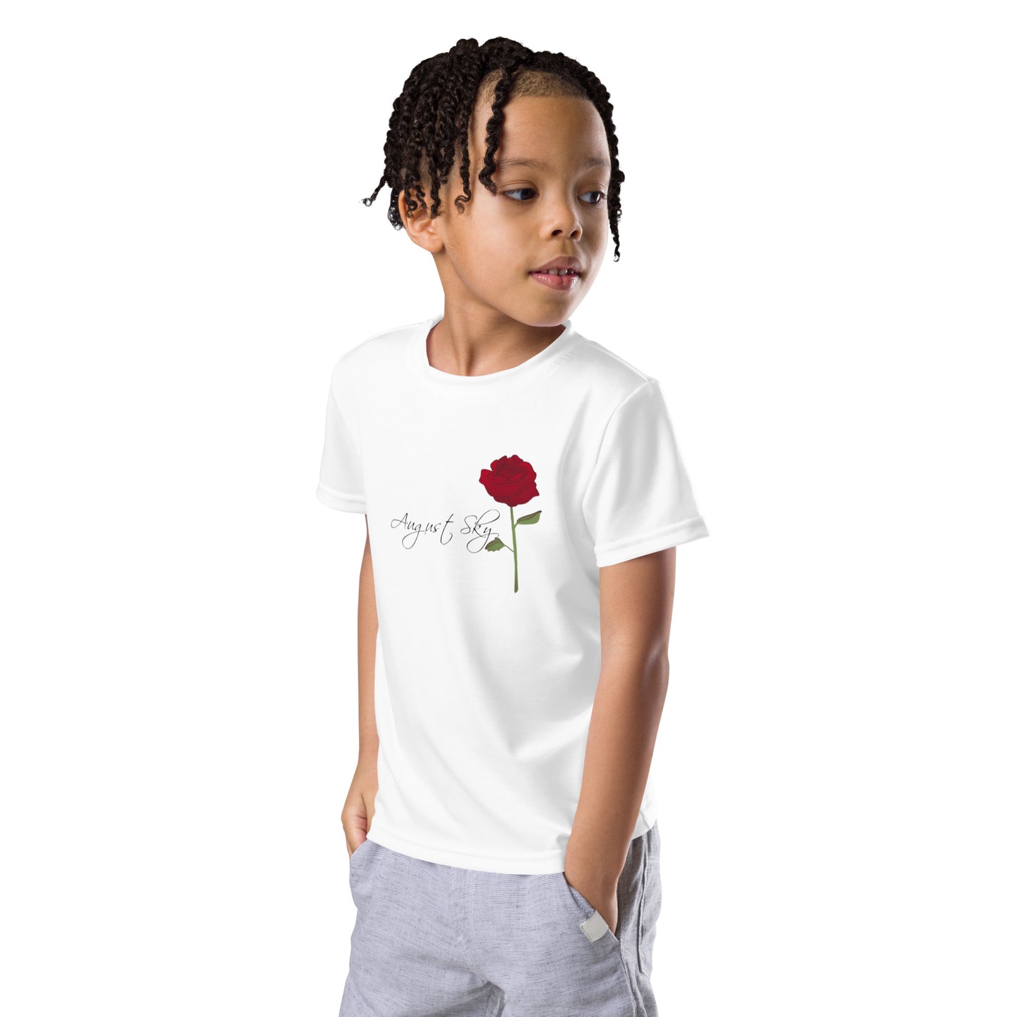 Girls crew neck t-shirt