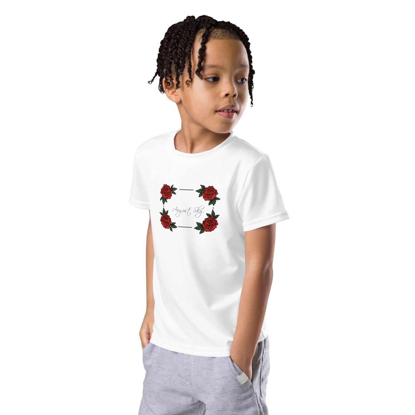 Girls crew neck t-shirt