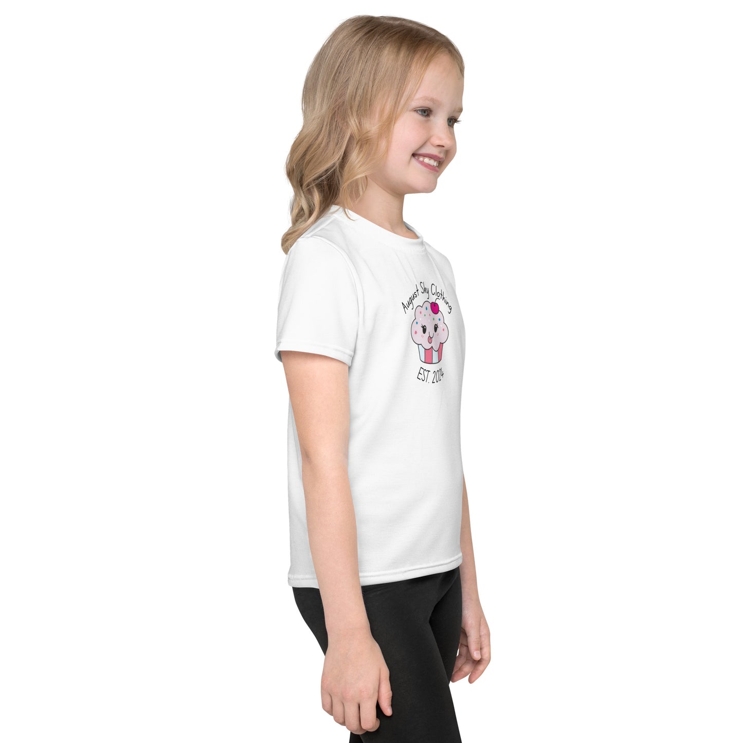 Girls crew neck t-shirt
