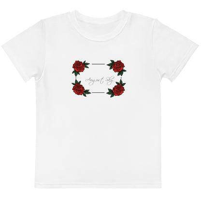 Girls crew neck t-shirt
