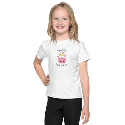 Girls crew neck t-shirt