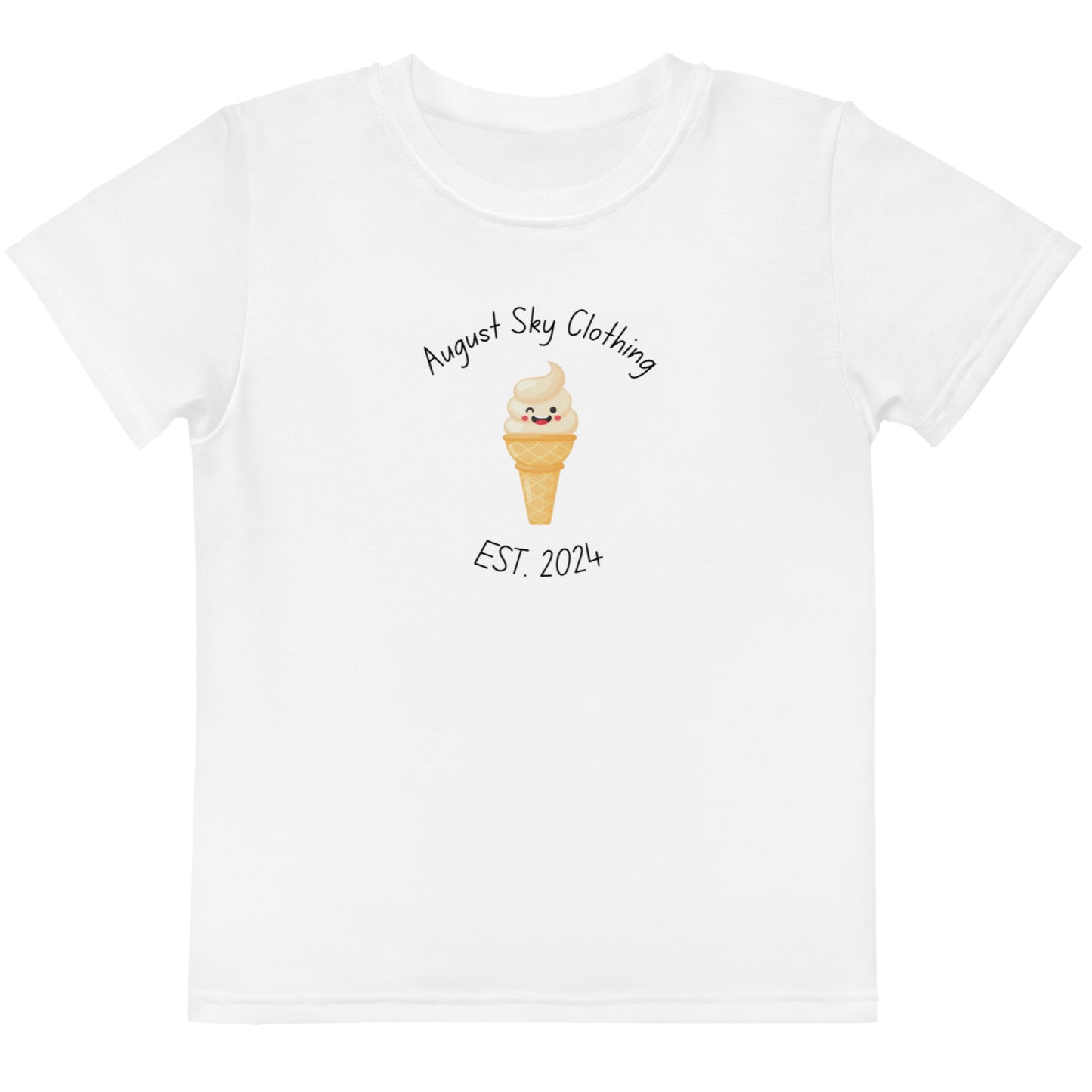 Girls crew neck t-shirt