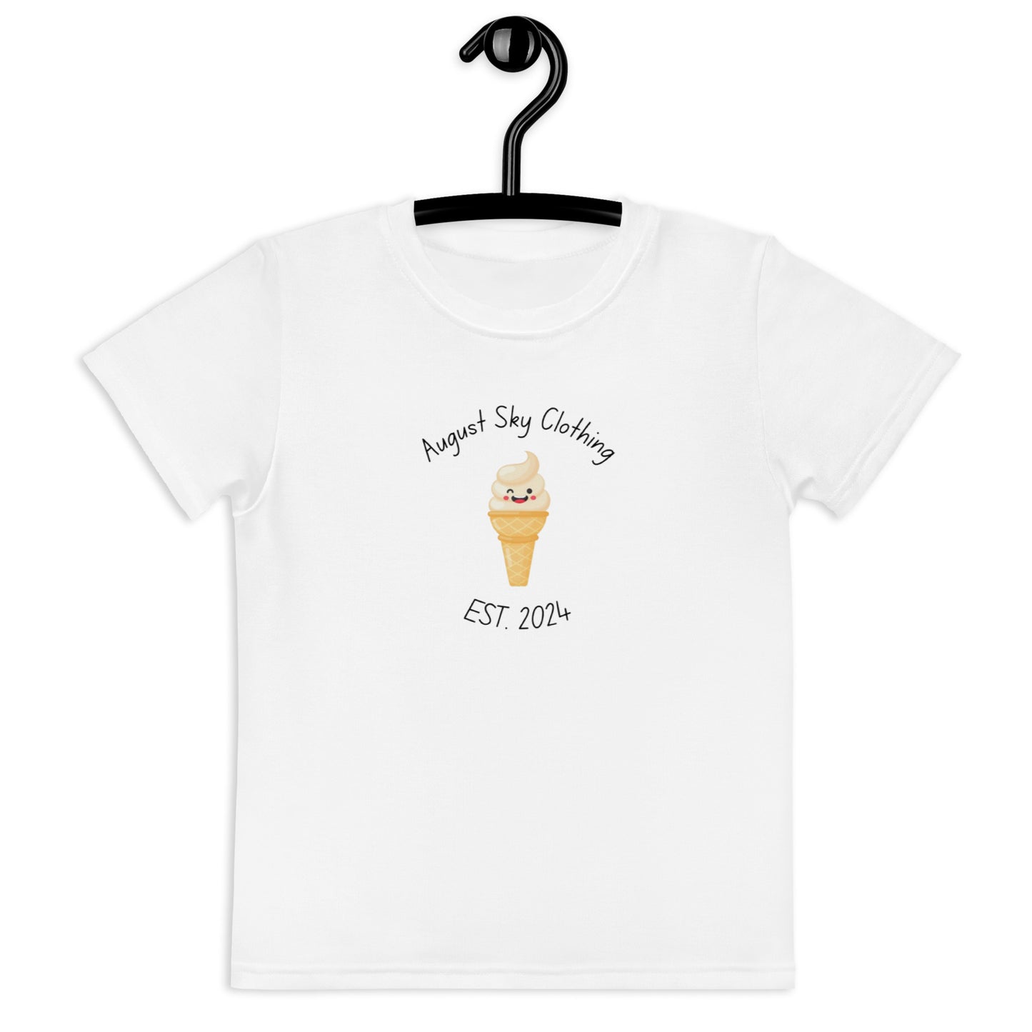 Girls crew neck t-shirt
