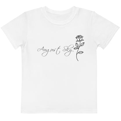 Girls crew neck t-shirt
